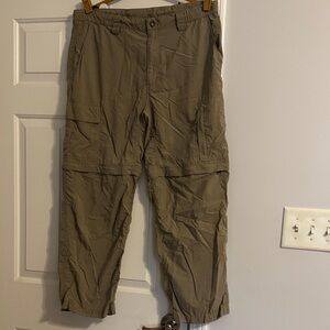 The North Face Men's Tan Convertible Cargo Pants